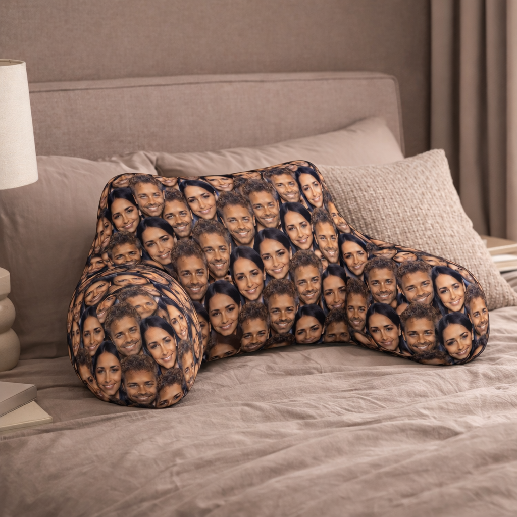 Personalised Face Mash Cuddle Cushion