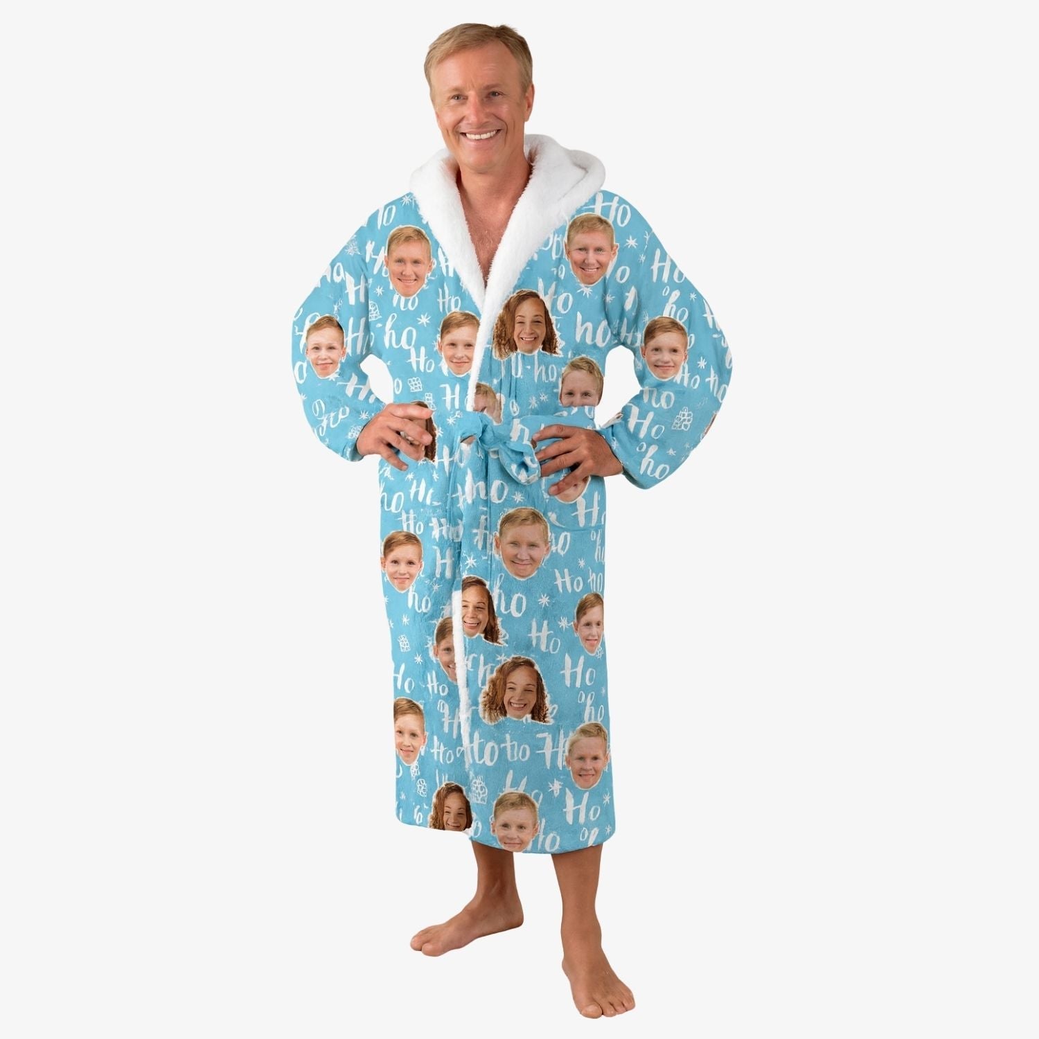 custom christmas dressing gown