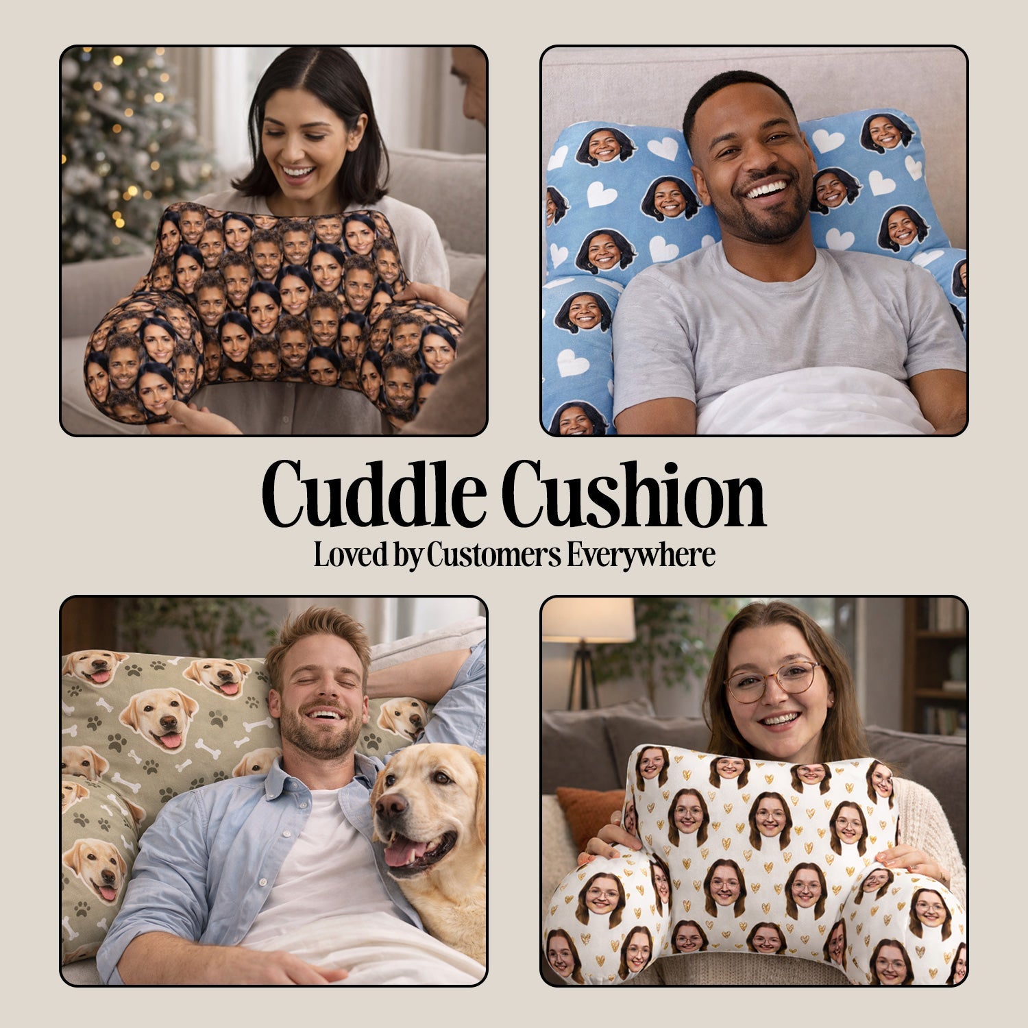 Personalised Kids Best Brother Cuddle Cushion