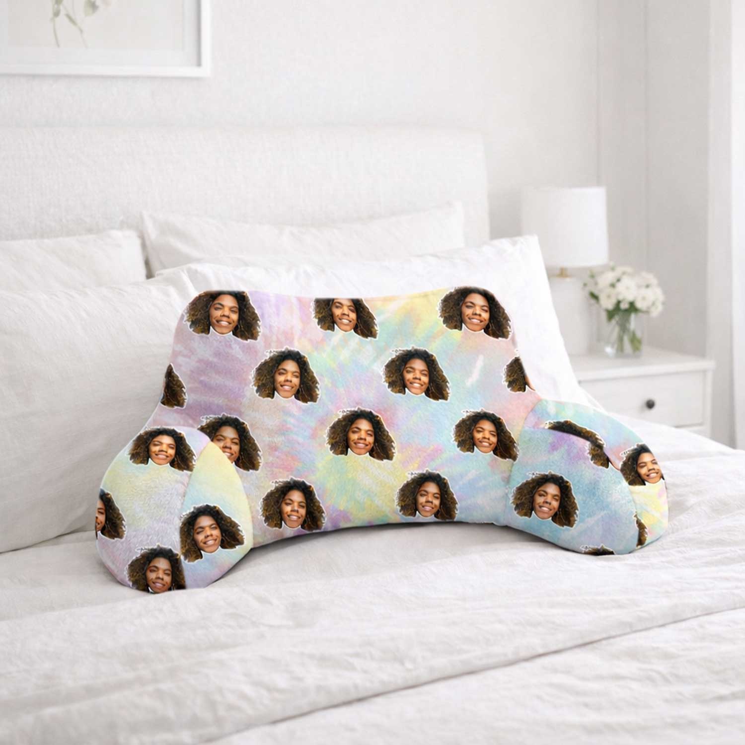 Personalised Tie Dye Cuddle Cushion