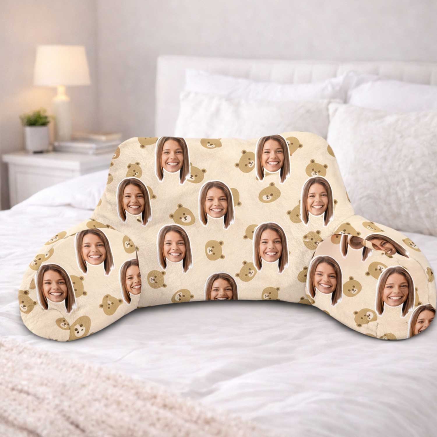 Personalised Teddy Bear Cuddle Cushion