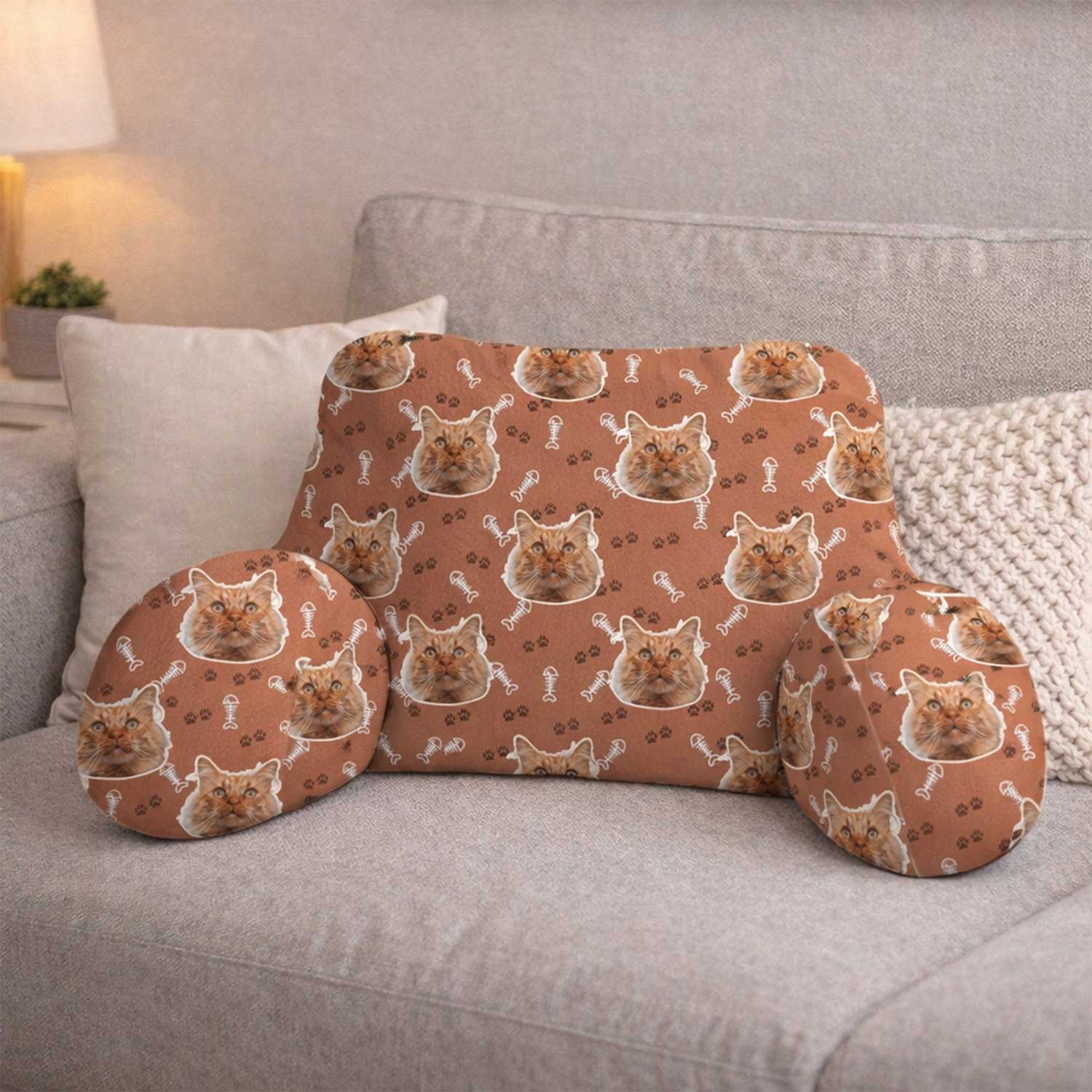 Personalised Cat Cuddle Cushion