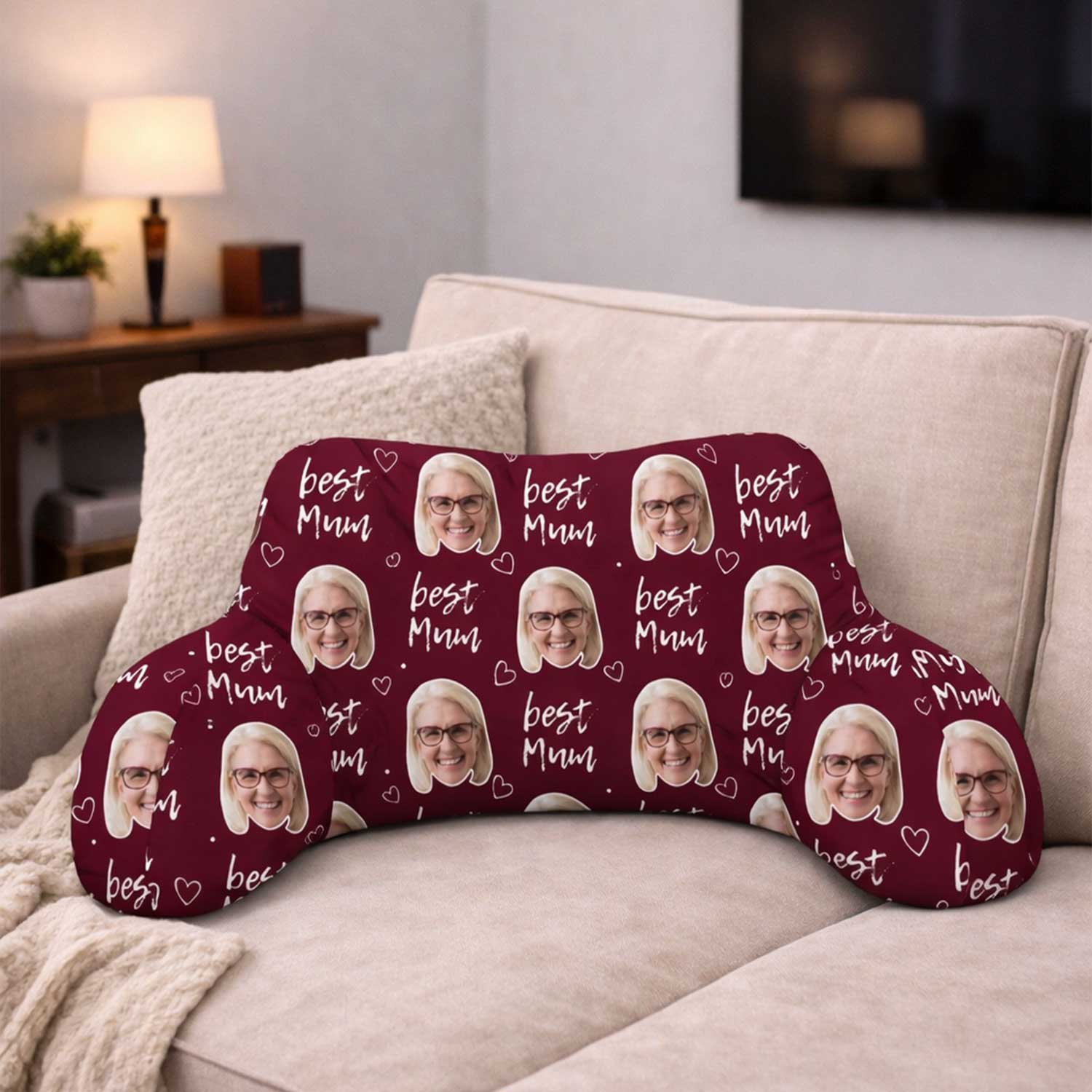 Personalised Best Mum Cuddle Cushion