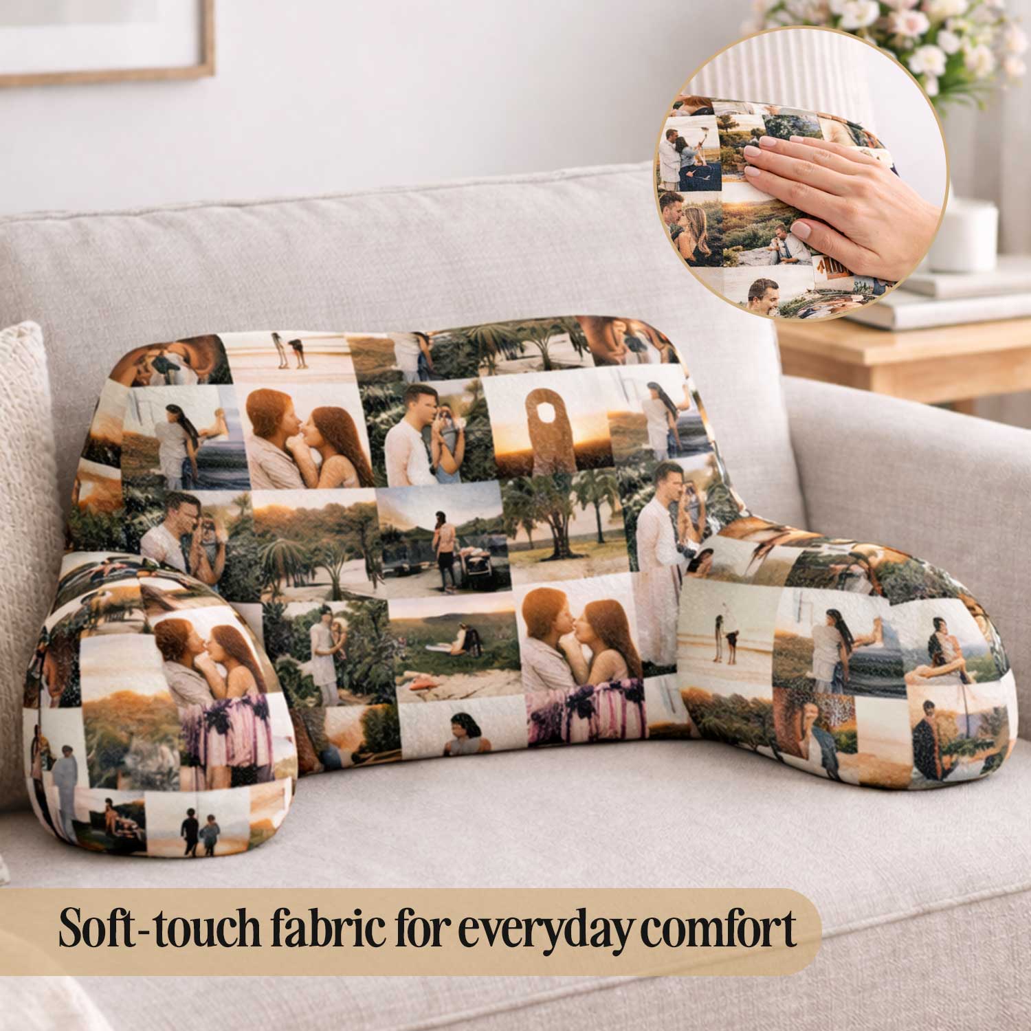 Personalised Tropical Cuddle Cushion