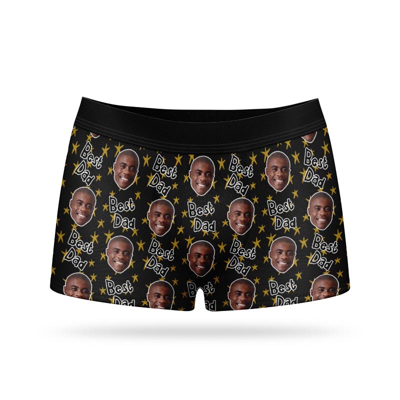 Best Star Dad Personalised Boxers