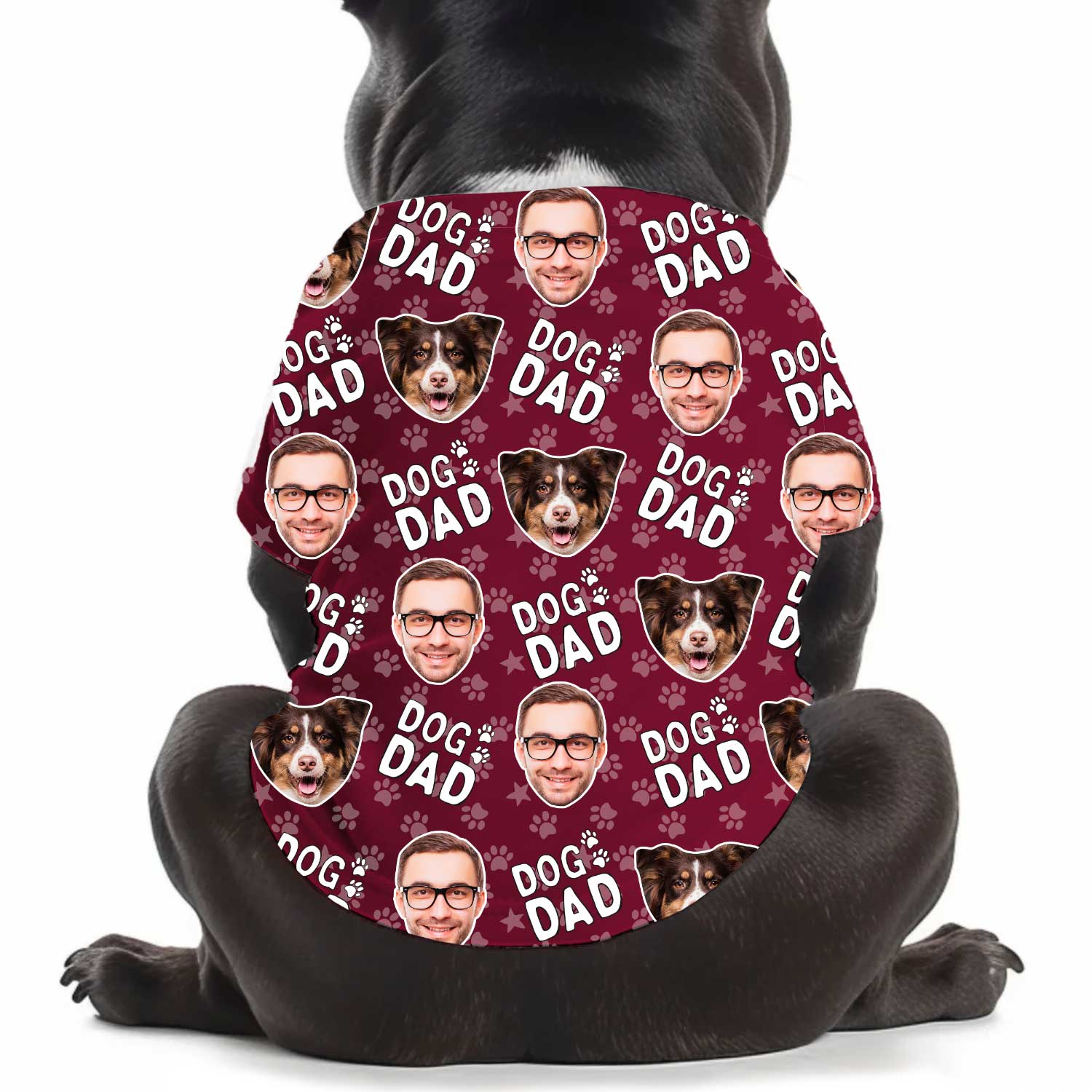 Dog Dad Personalised Dog T Shirt