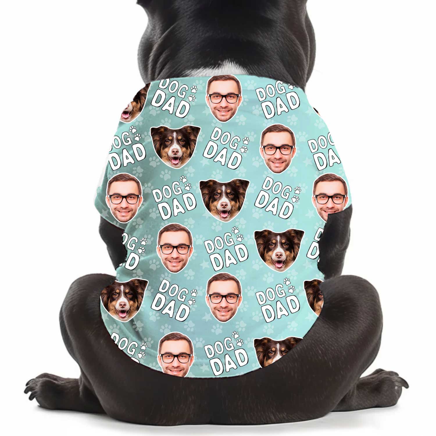 Dog Dad Personalised Dog T Shirt