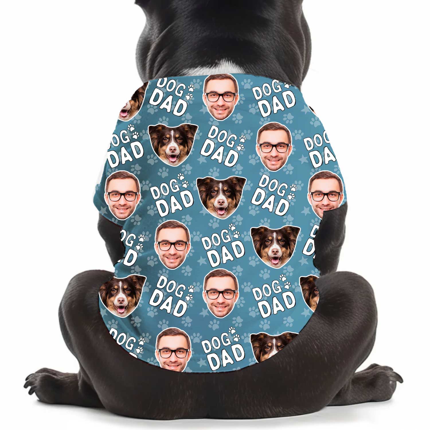 Dog Dad Personalised Dog T Shirt