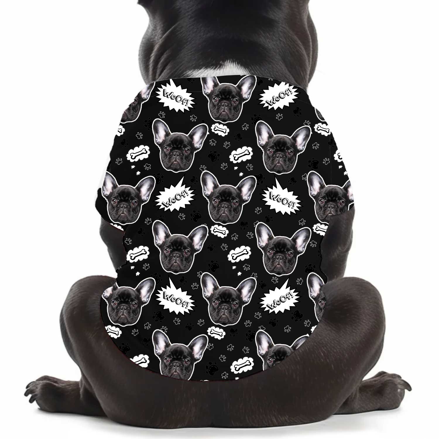 Woof Personalised Dog T Shirt