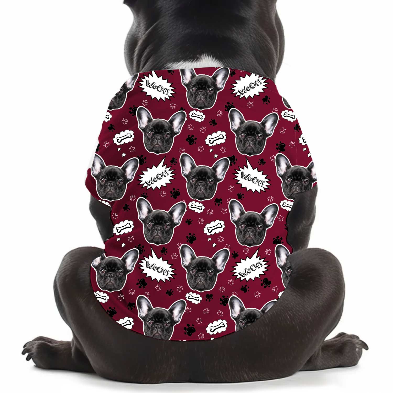 Woof Personalised Dog T Shirt