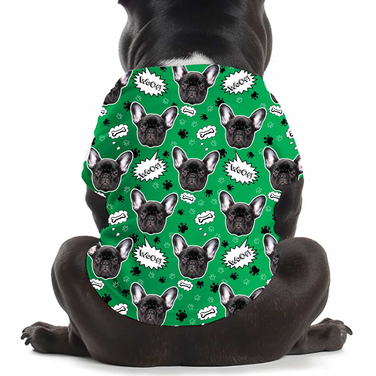 Woof Personalised Dog T Shirt