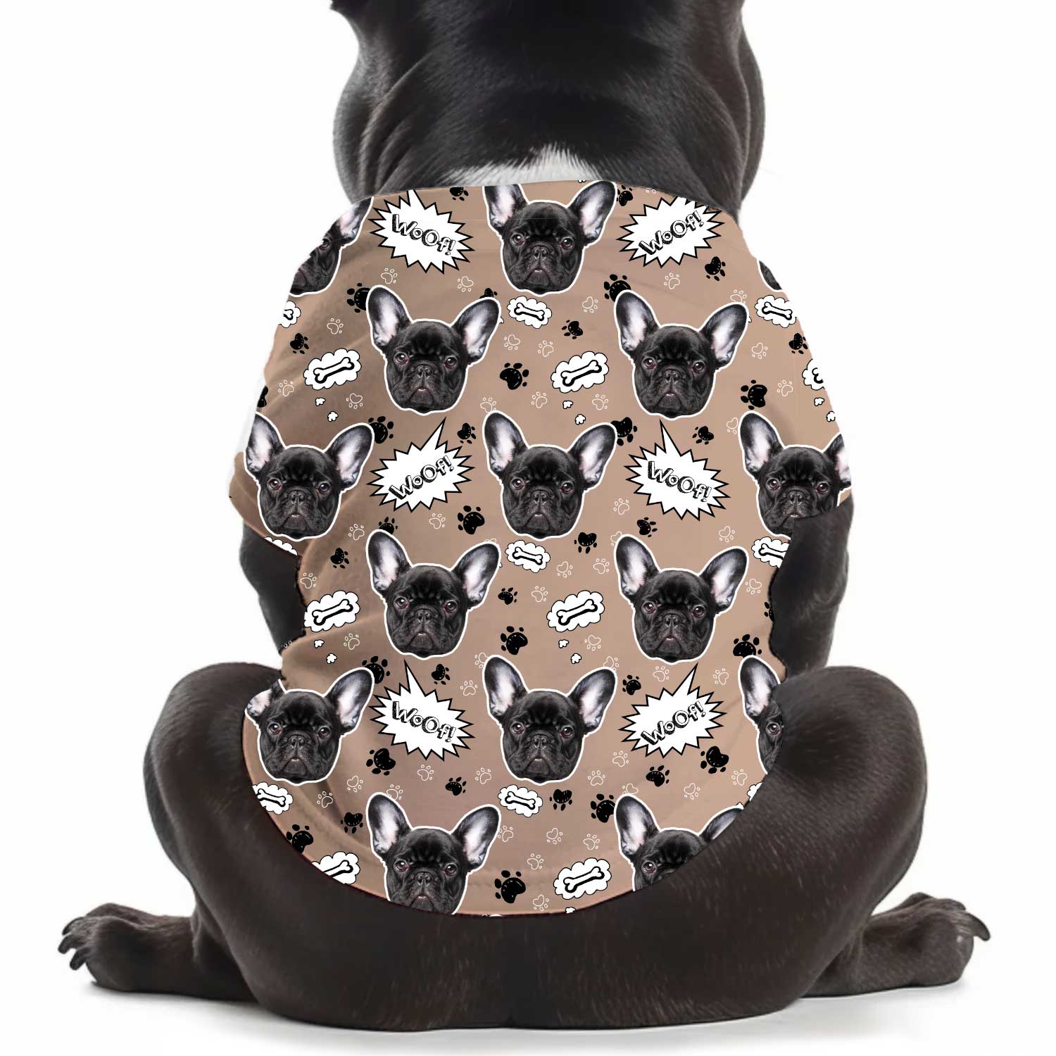 Woof Personalised Dog T Shirt