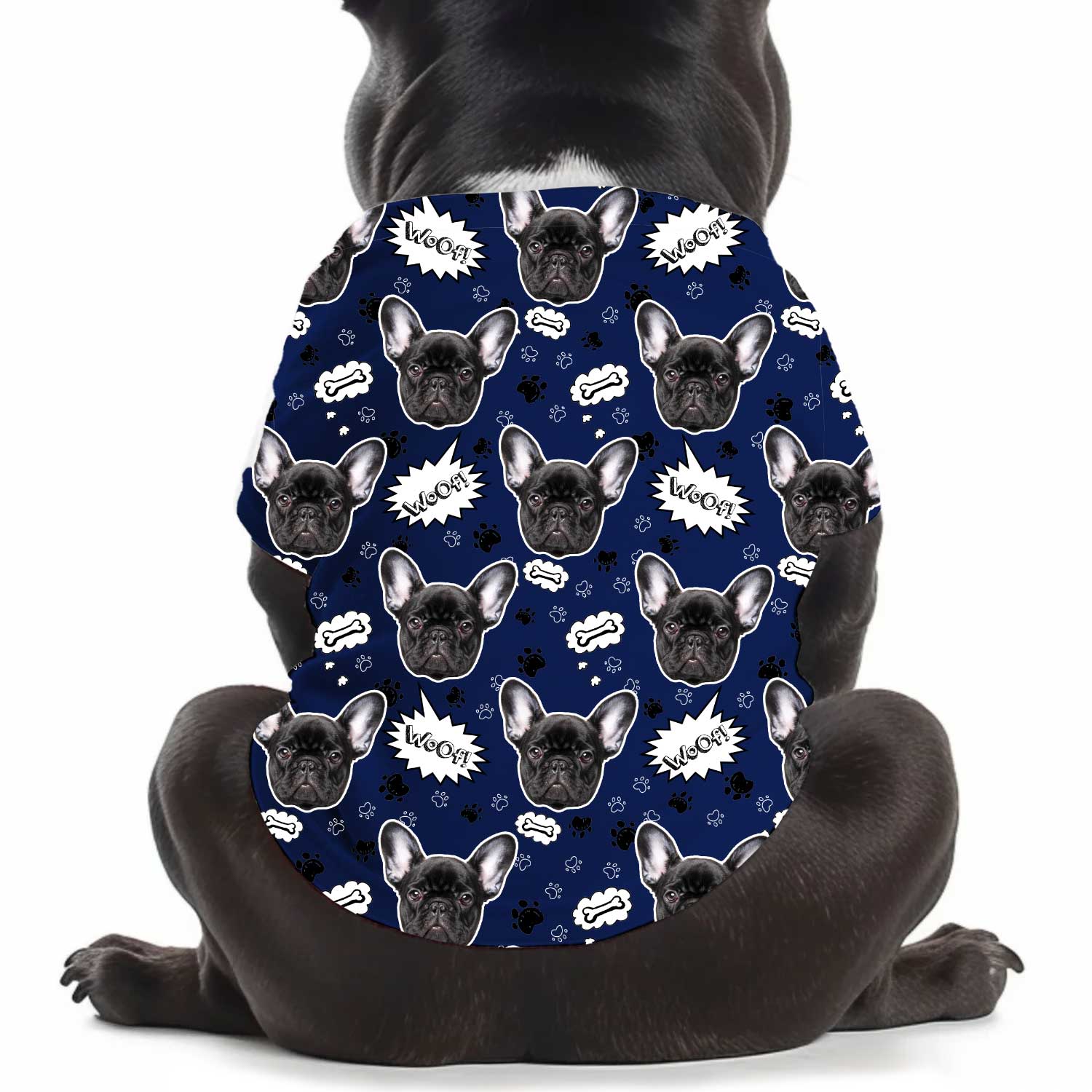 Woof Personalised Dog T Shirt