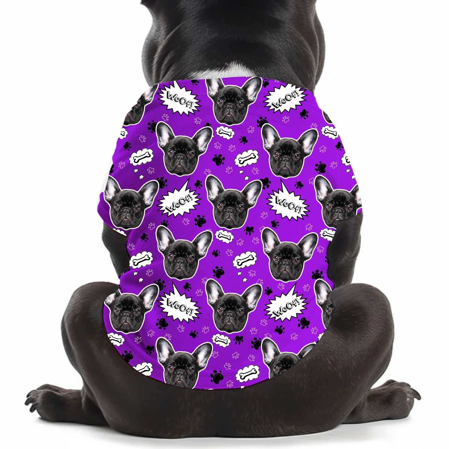 Woof Personalised Dog T Shirt