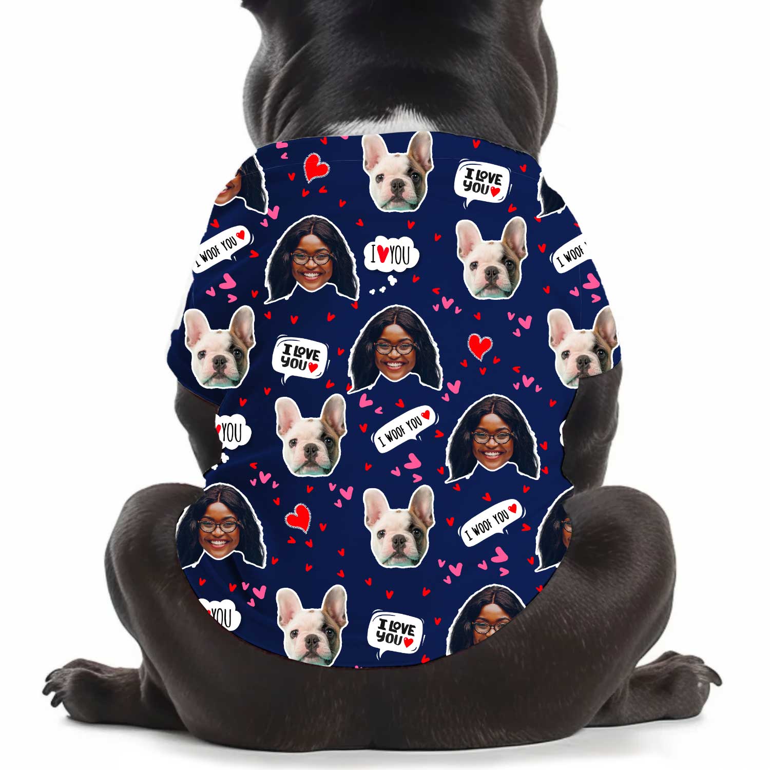 I Wuff You Personalised Dog T Shirt