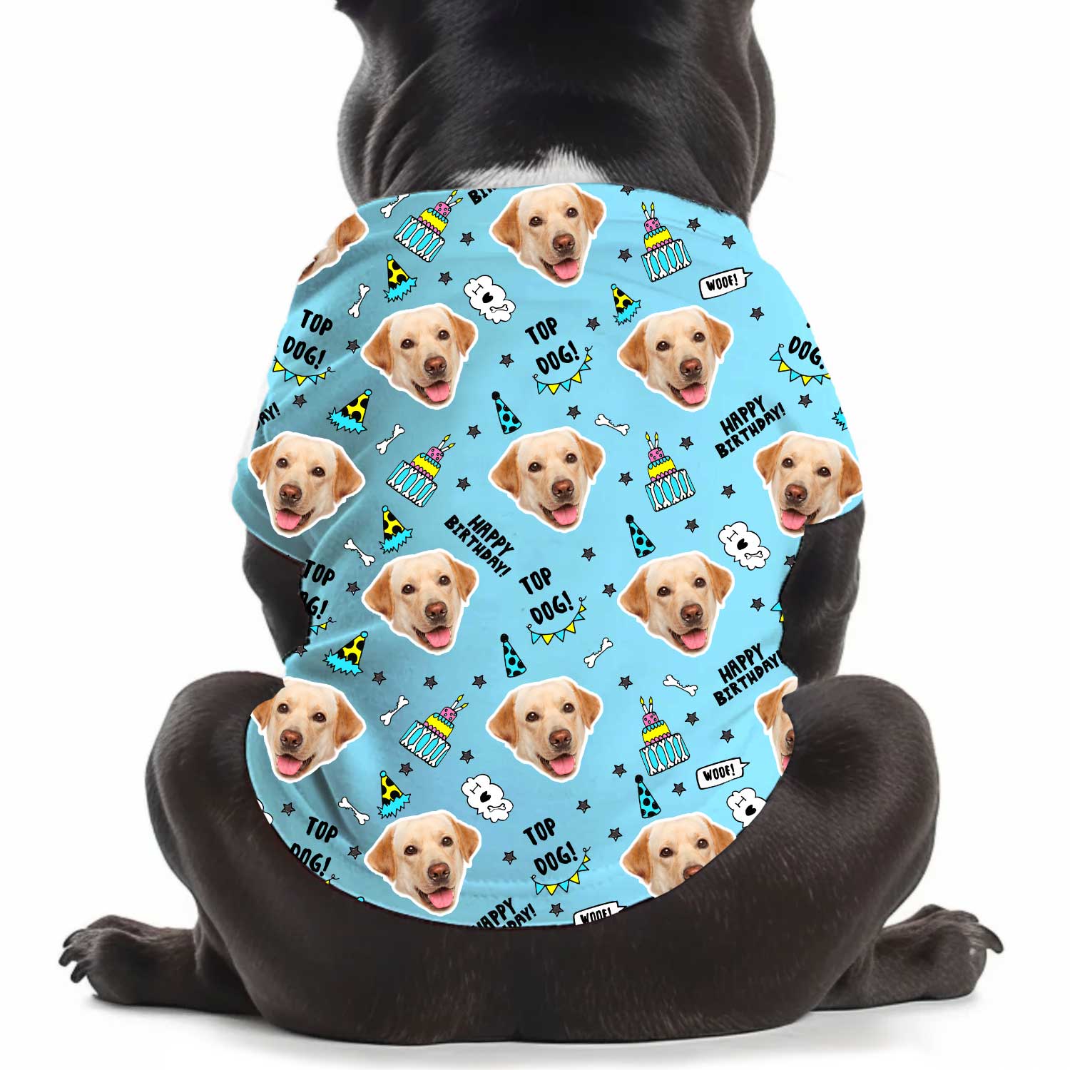 Top Dog Birthday Personalised T Shirt