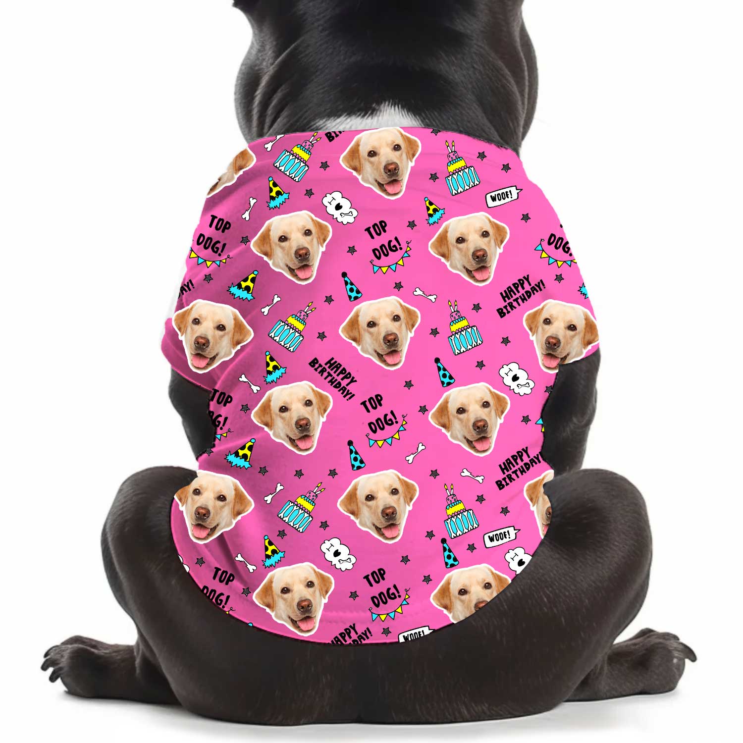 Top Dog Birthday Personalised T Shirt