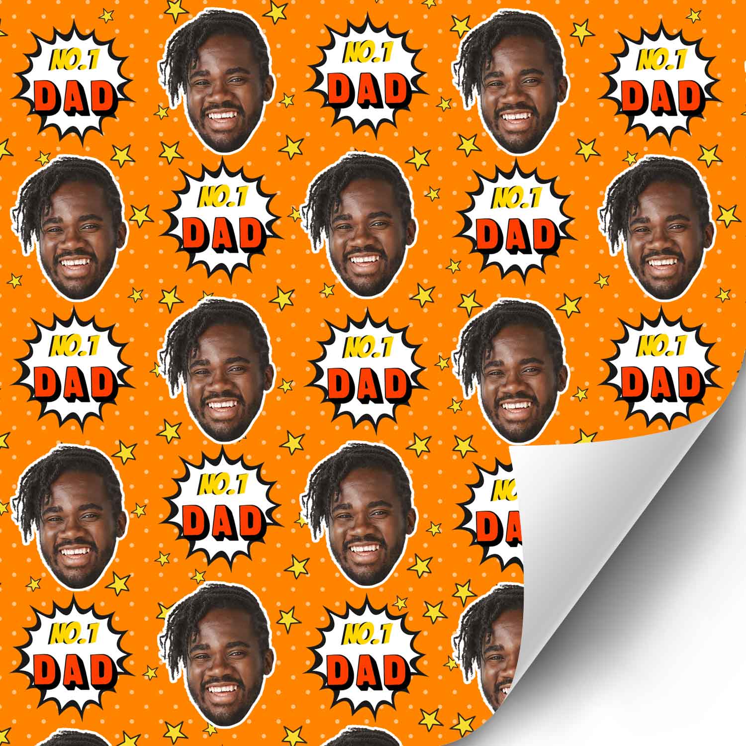 Number 1 Dad Wrapping Paper