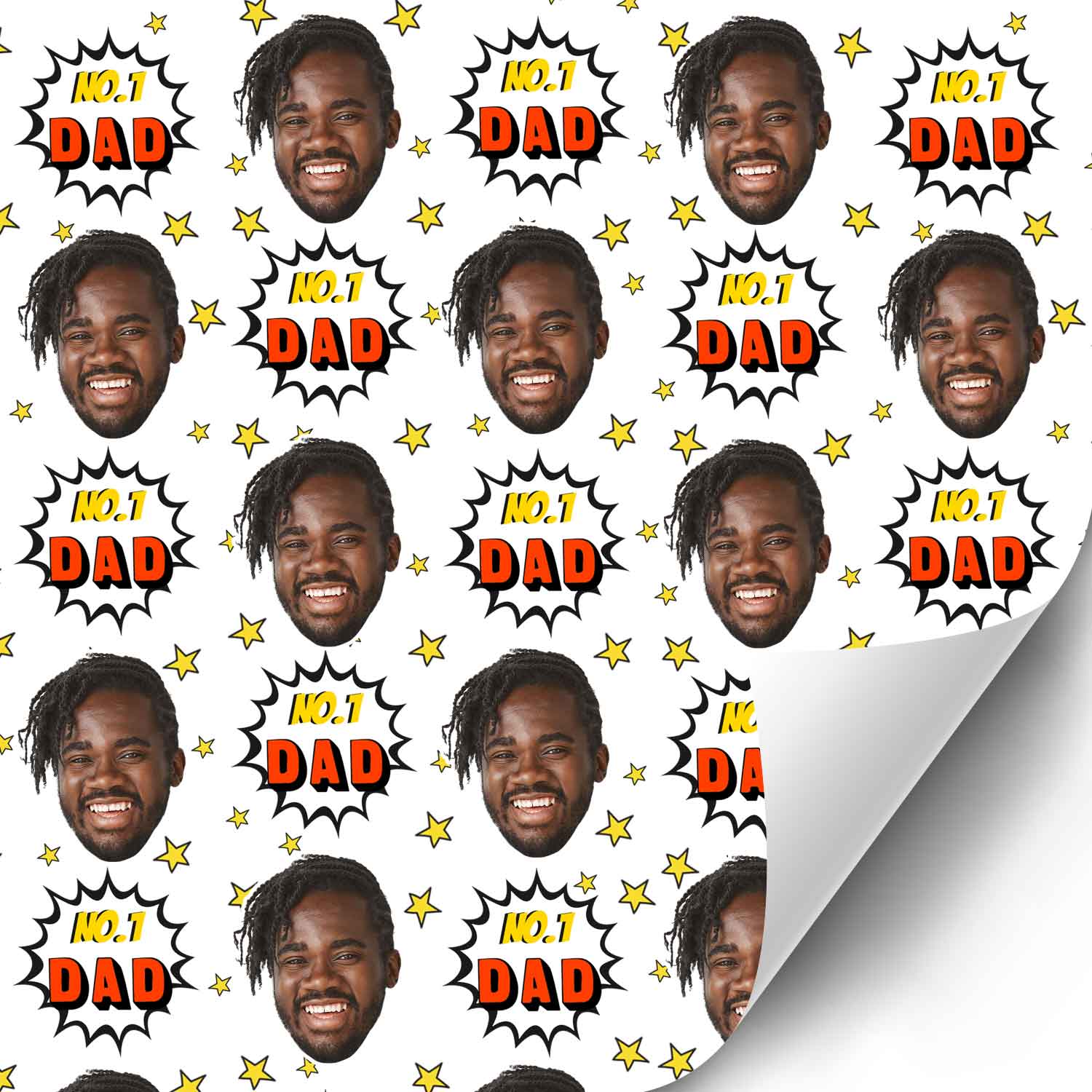 Number 1 Dad Wrapping Paper