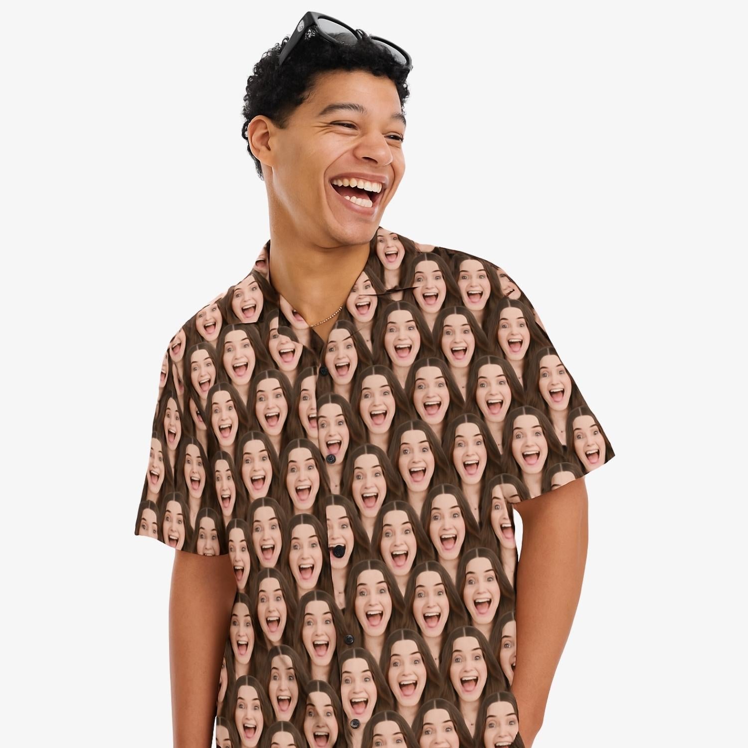 Face Mash Custom Hawaiian Shirt