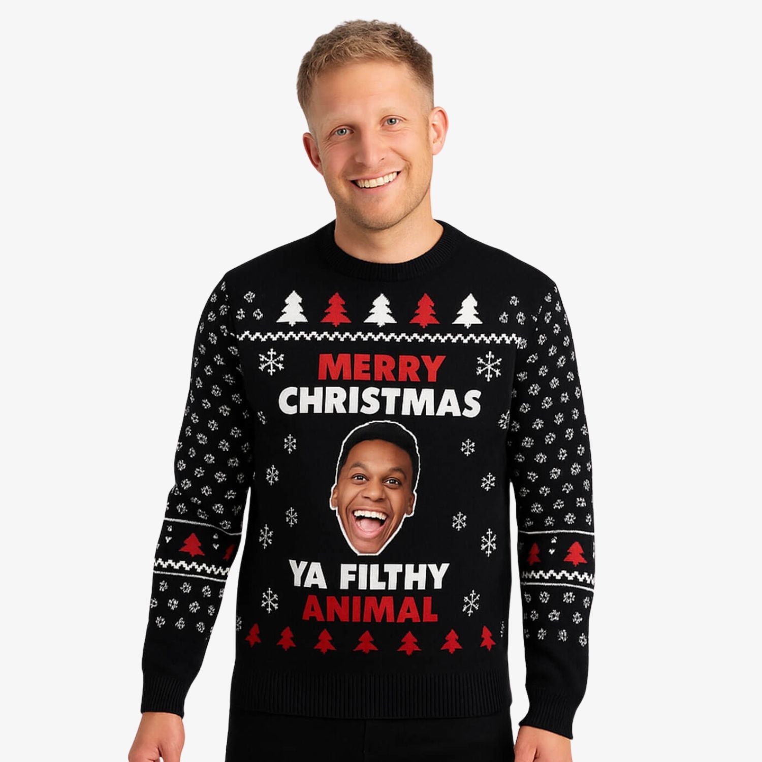 Merry Christmas Ya Filthy Animal Personalised Christmas Jumper