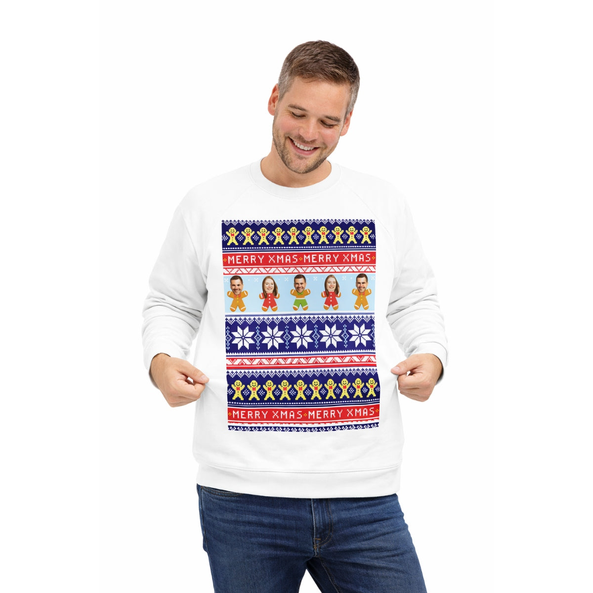 Gingerbread Men Christmas Jumper