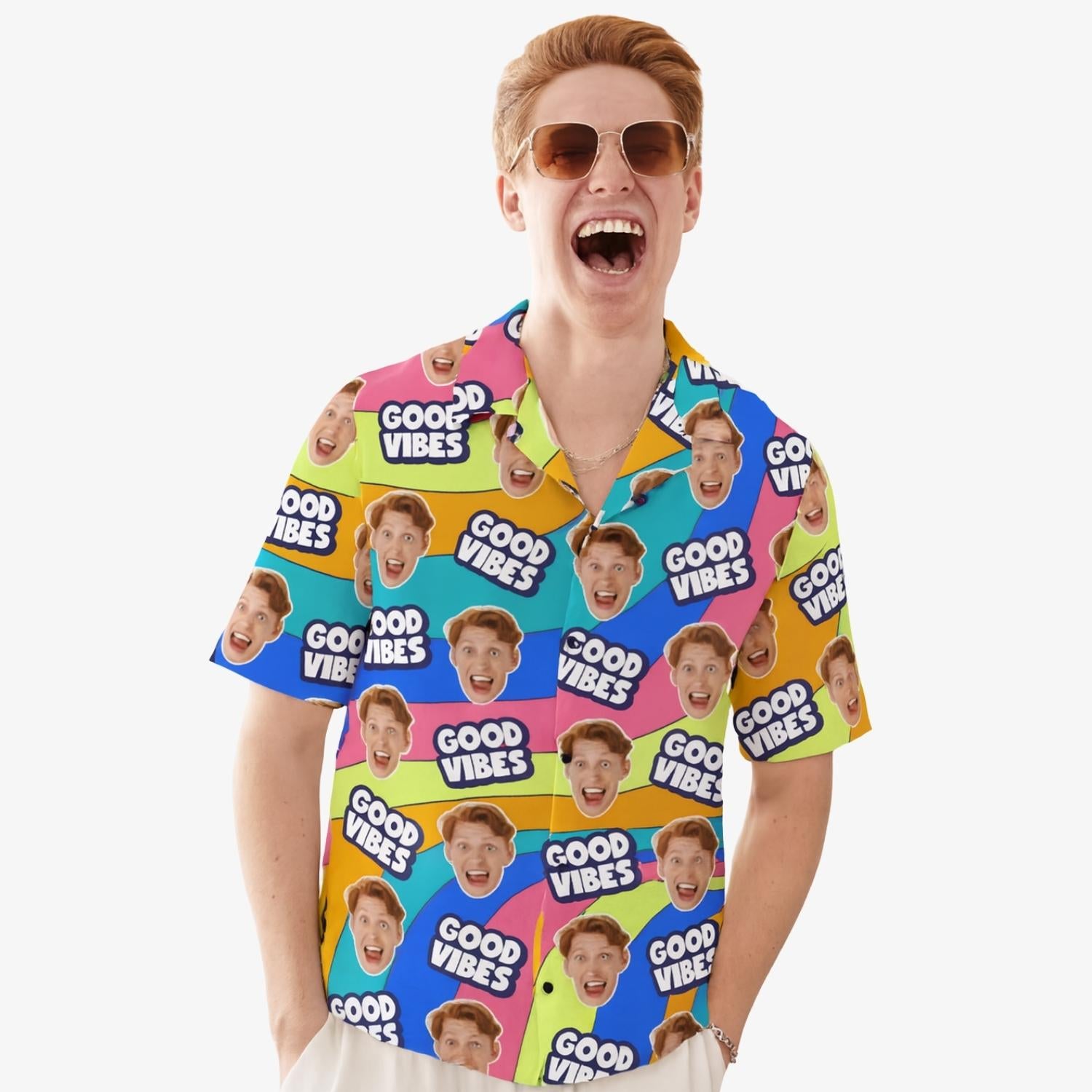 Good Vibes Custom Hawaiian Shirt