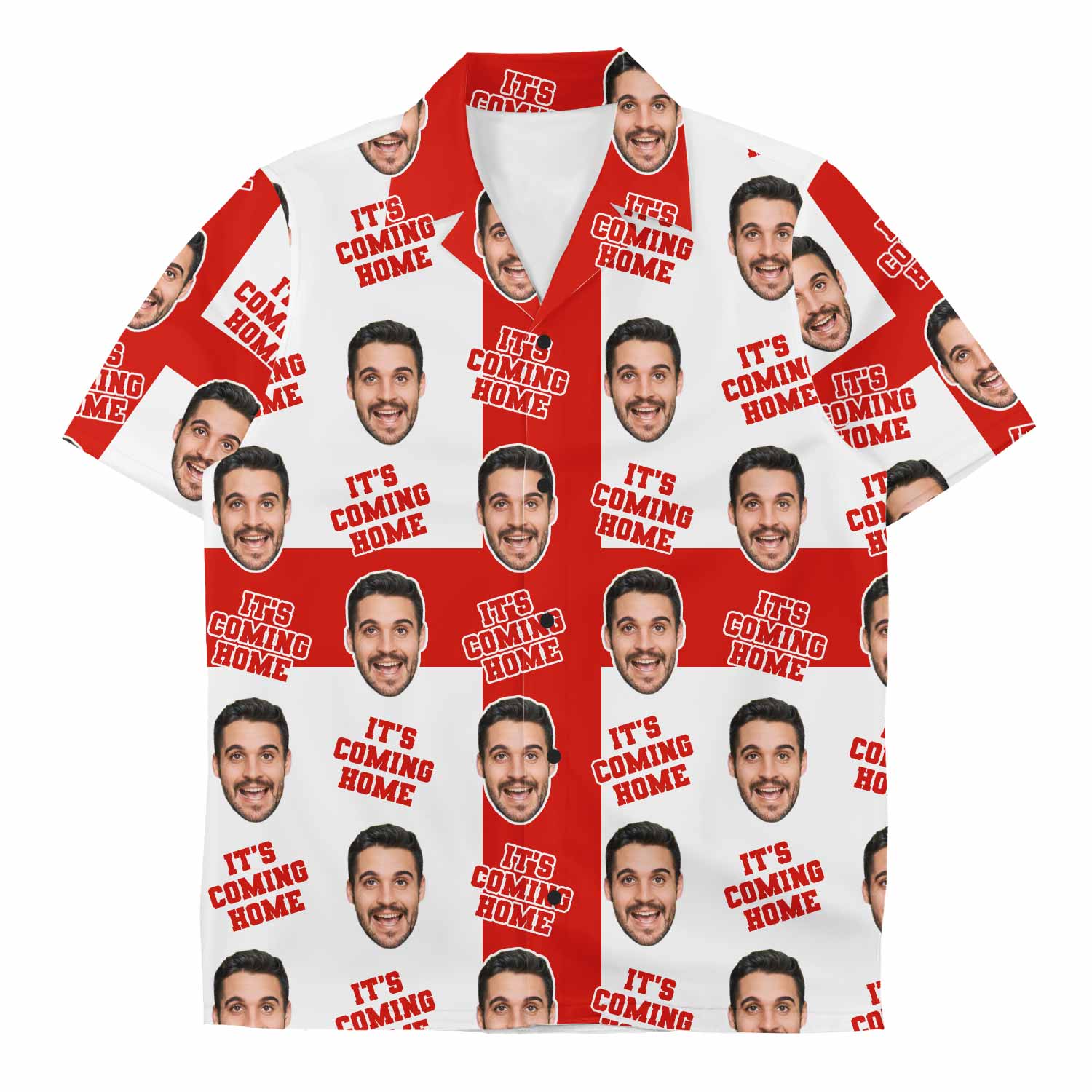 England It's Coming Home Football Hawaiian Shirt