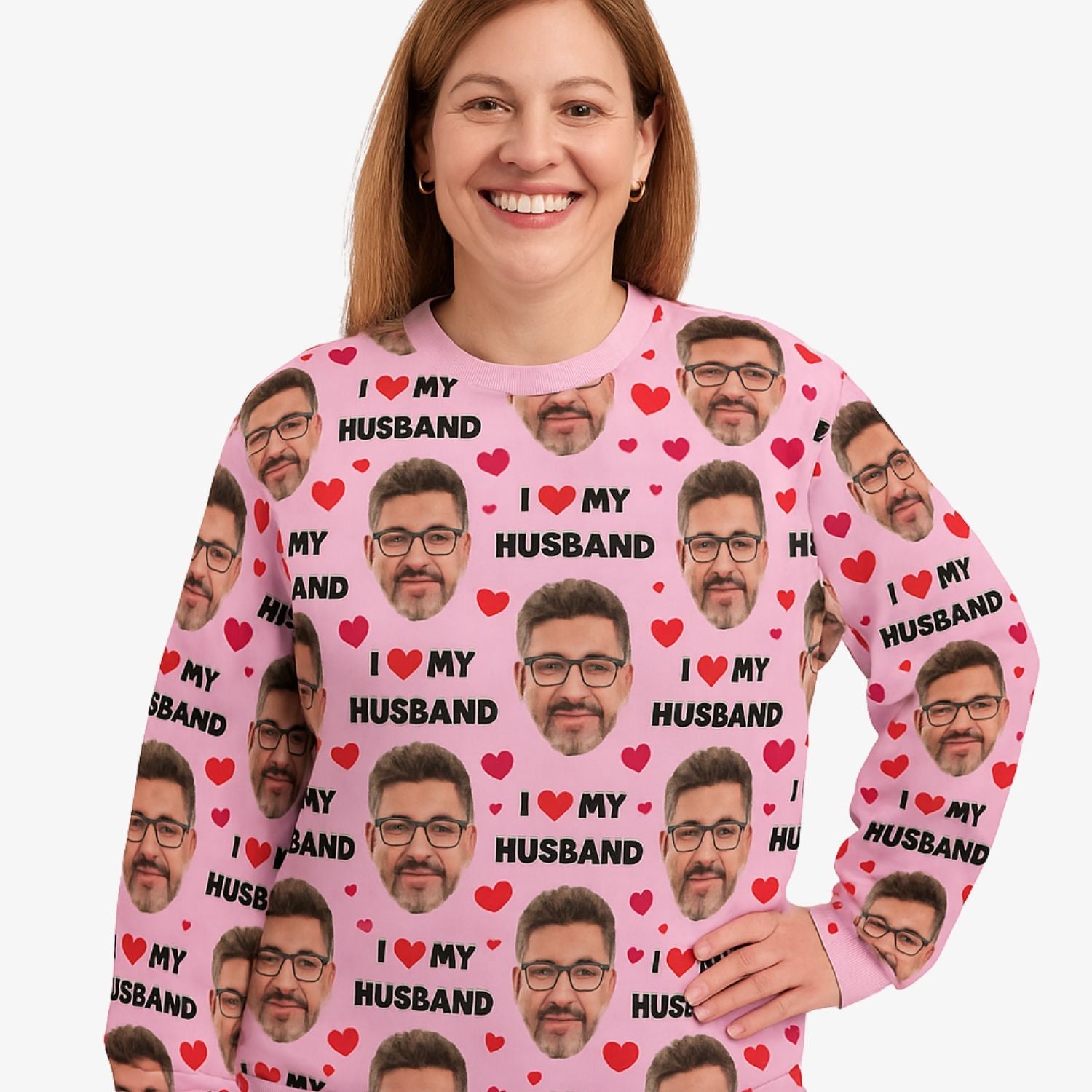 I Love My Husband Personalised Sweatshirt