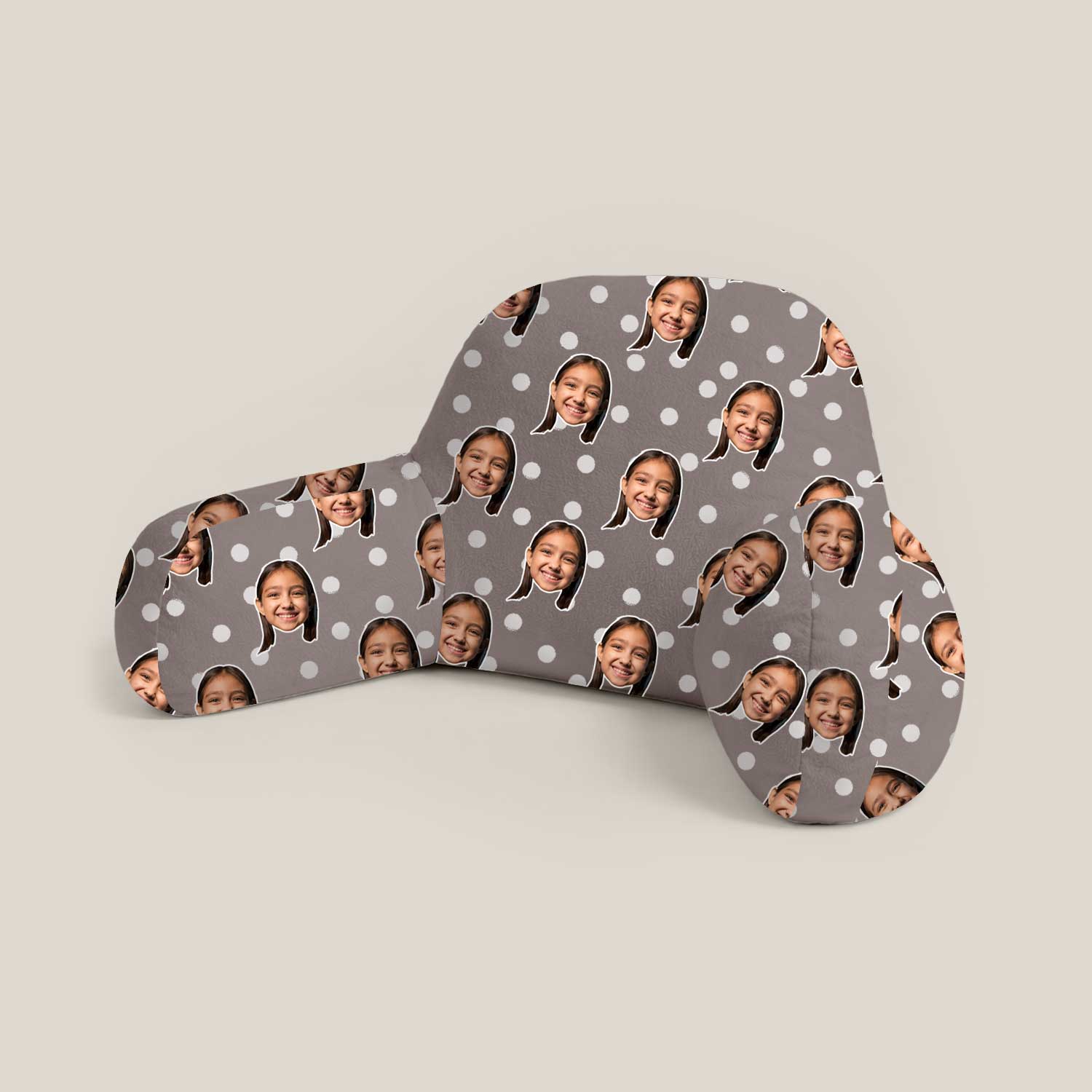 Personalised Kids Polka Dot Cuddle Cushion