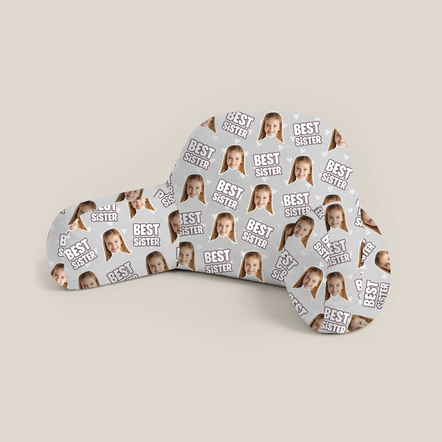 Personalised Kids Best Sister Cuddle Cushion