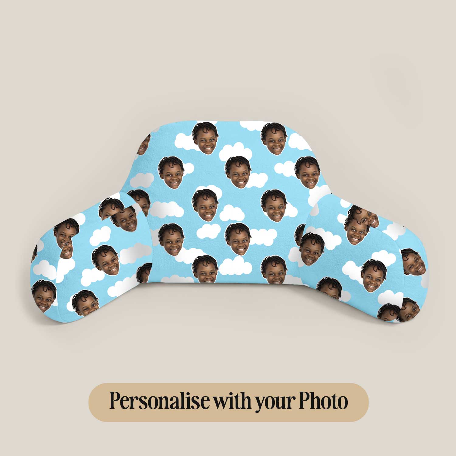 Personalised Kids Clouds Cuddle Cushion