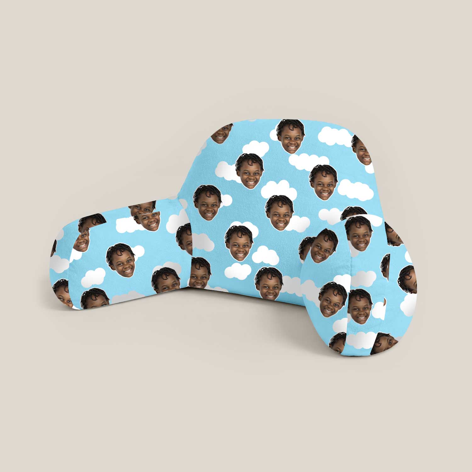 Personalised Kids Clouds Cuddle Cushion