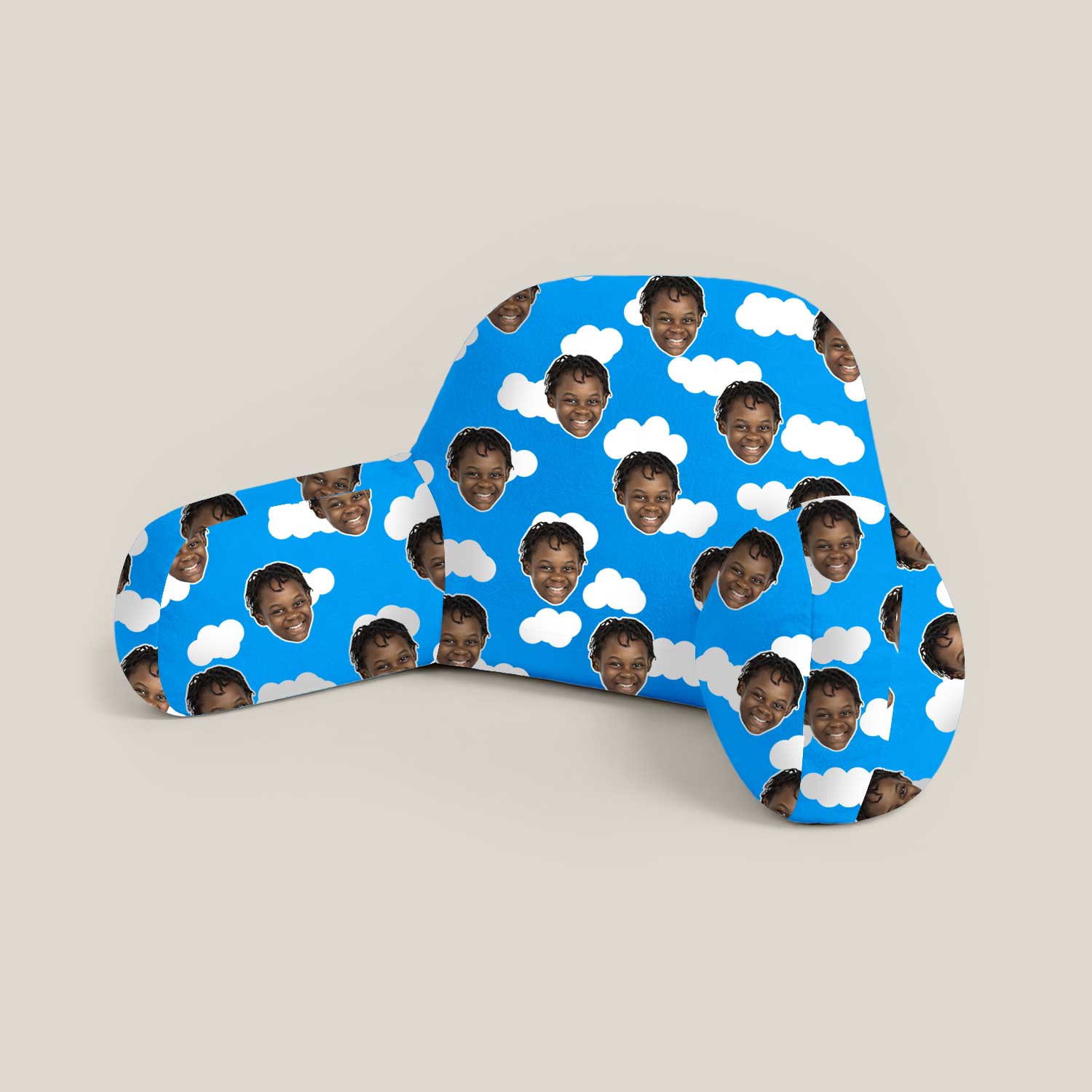 Personalised Kids Clouds Cuddle Cushion