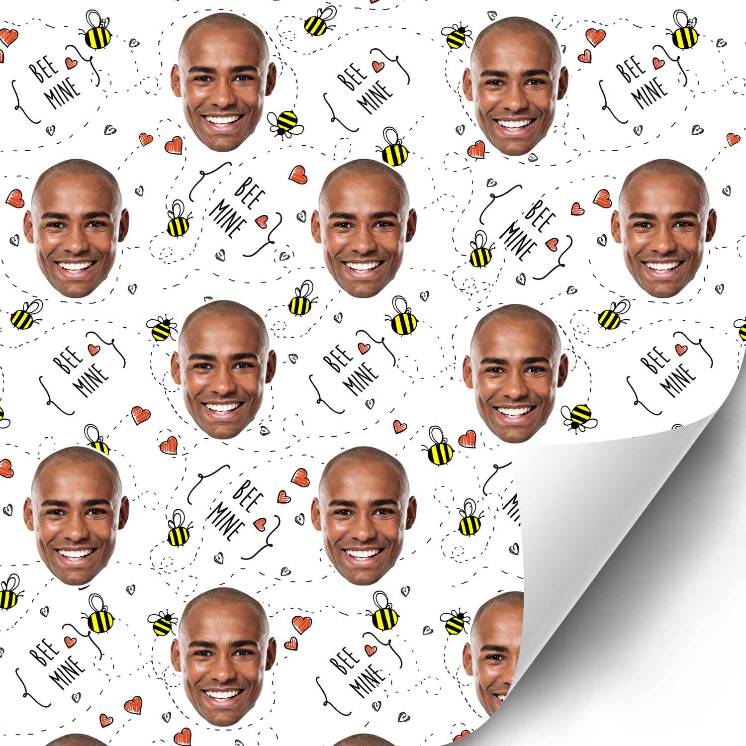 Bee Mine Wrapping Paper