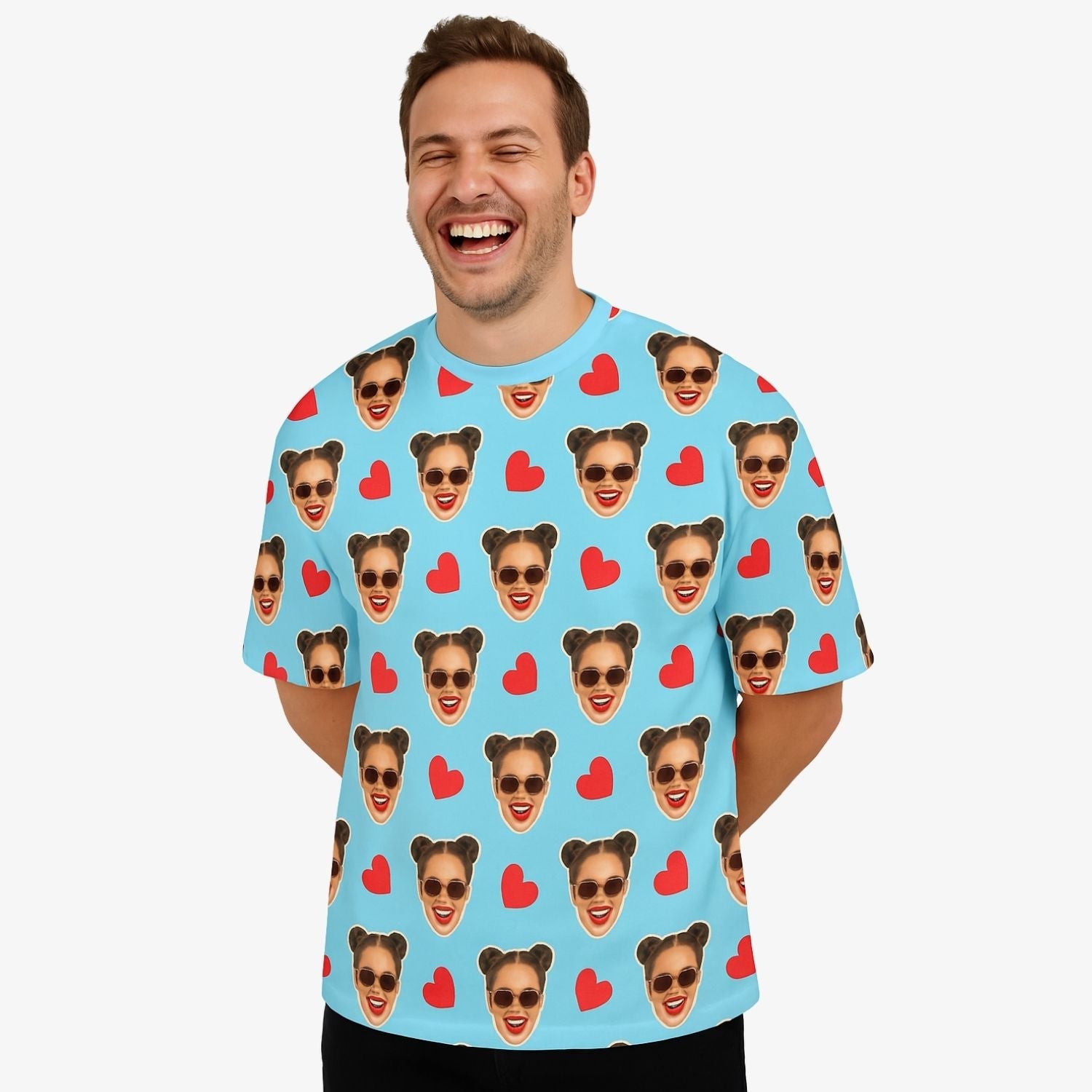 Red Hearts Custom T-Shirt