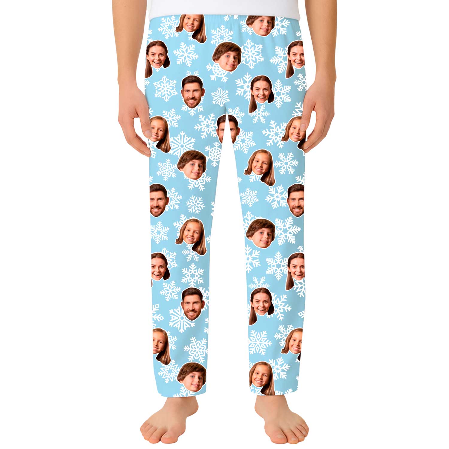 Snowflakes Men's PJ Bottoms