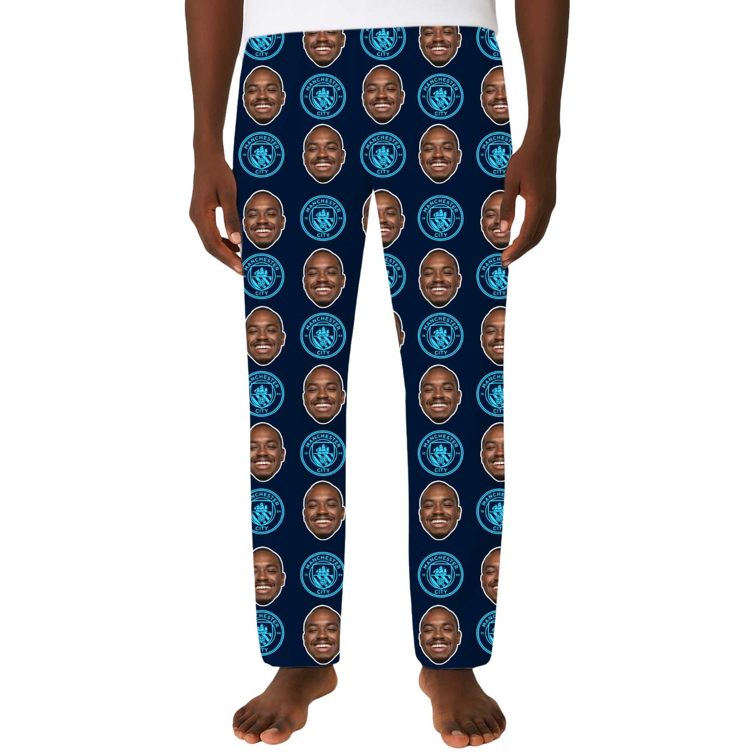 Man City Navy Men's PJ Bottoms