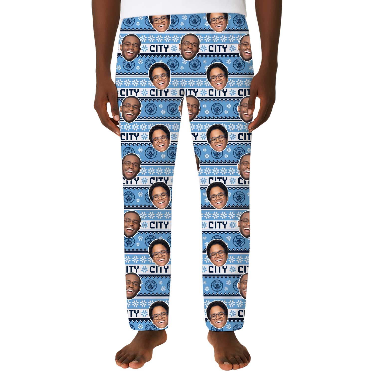 Man City Xmas Men's PJ Bottoms