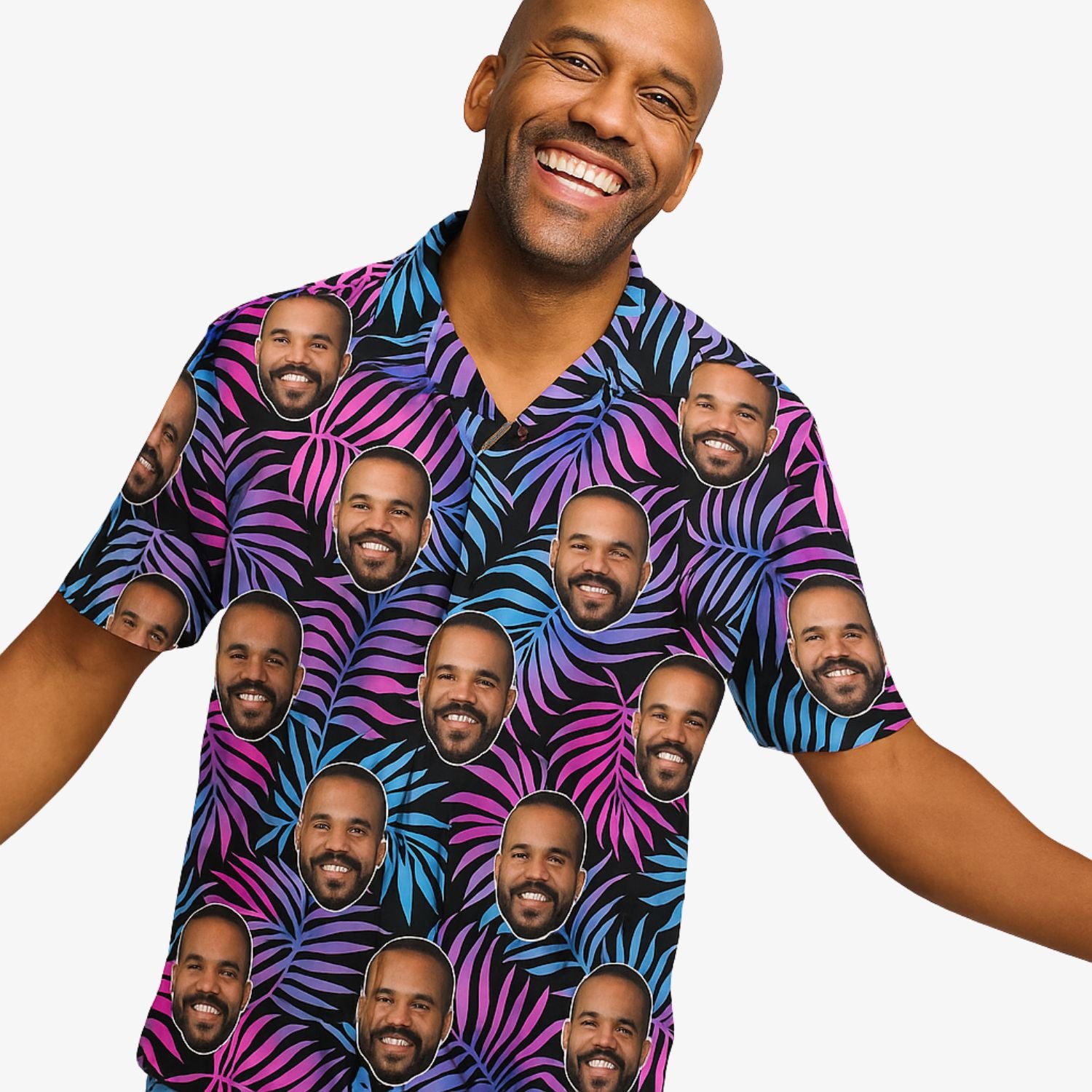 Neon Tropical Custom Hawaiian Shirt