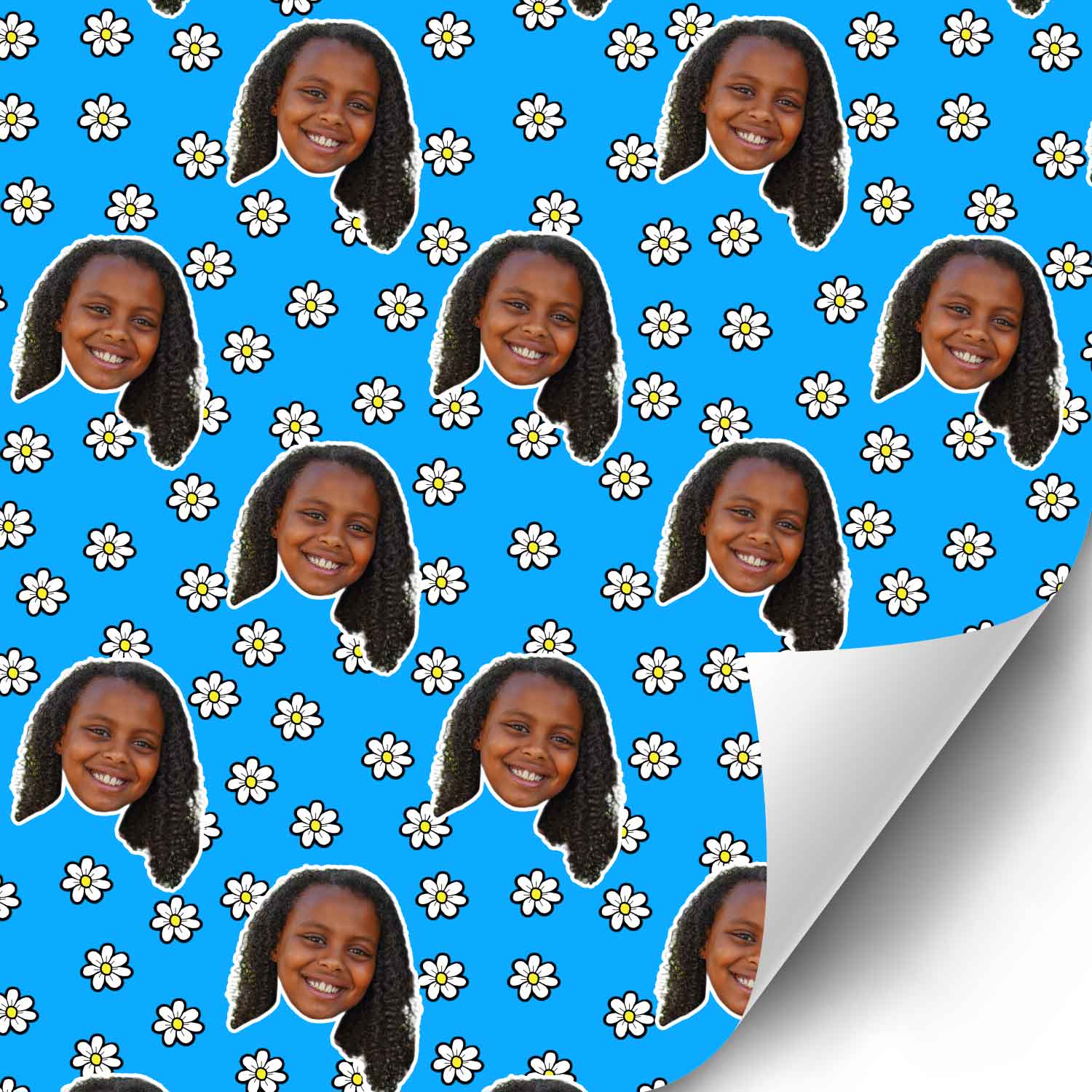 Your Face Daisies Wrapping Paper