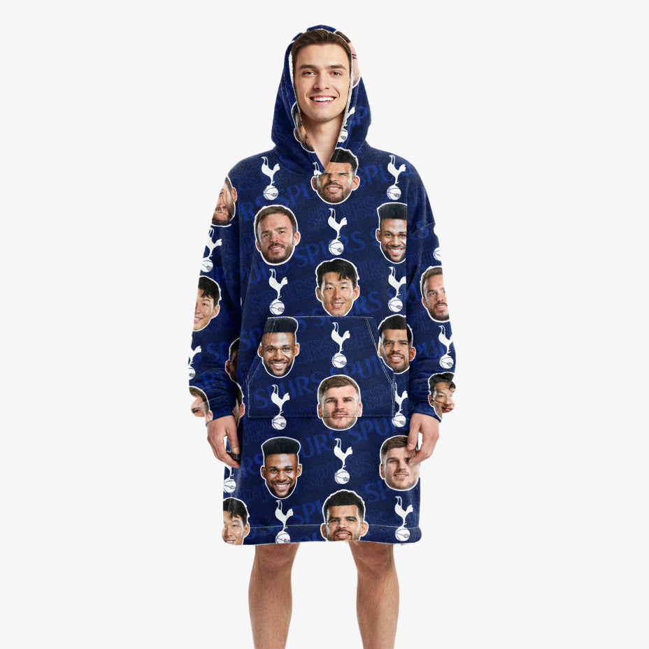 Personalised Spurs Players Hoodie Blanket