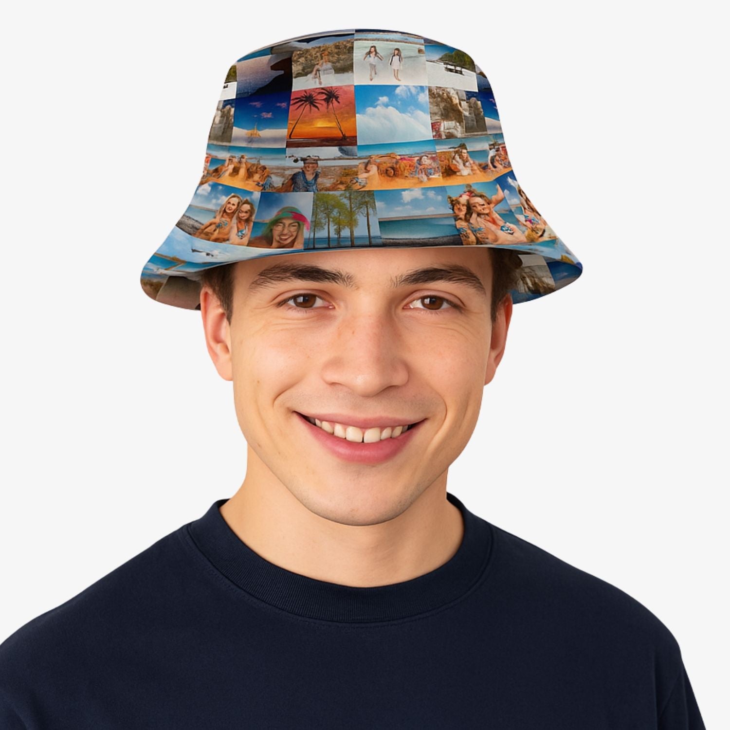 Photo Collage Custom Bucket Hat