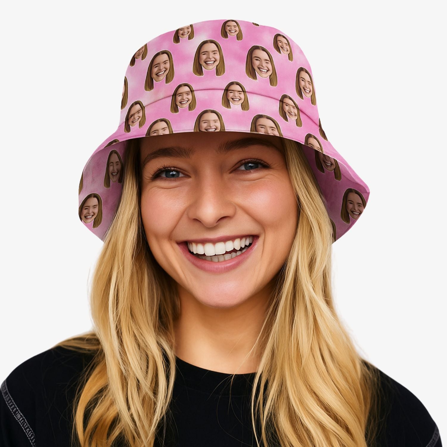 Tie Dye Pink Custom Bucket Hat