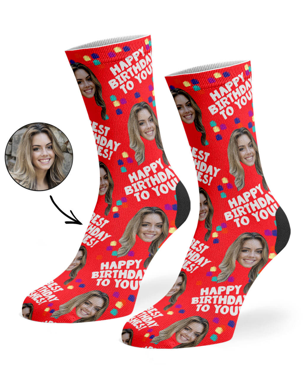 Funny Birthday Party Socks
