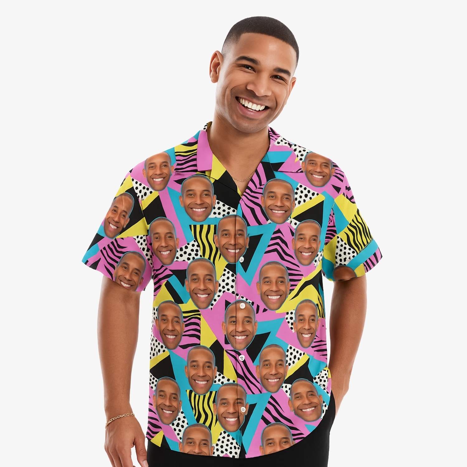 Retro Pattern Custom Hawaiian Shirt