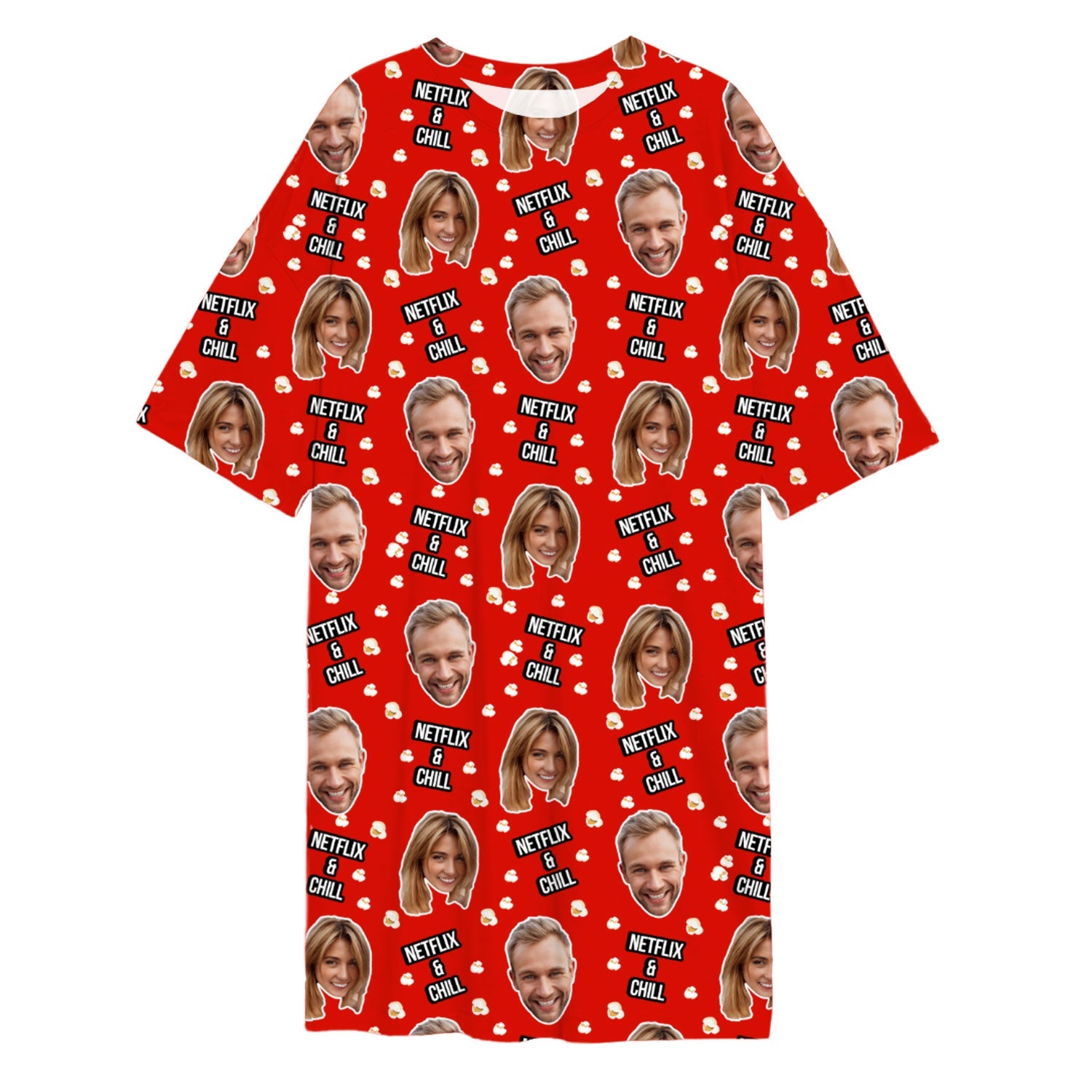 Netflix and Chill Custom Sleep Tee