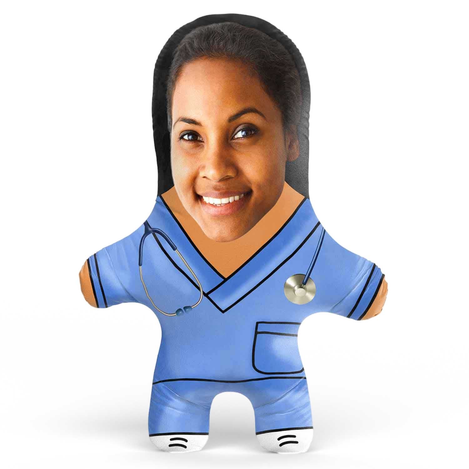 Nurse Face Pillow Doll
