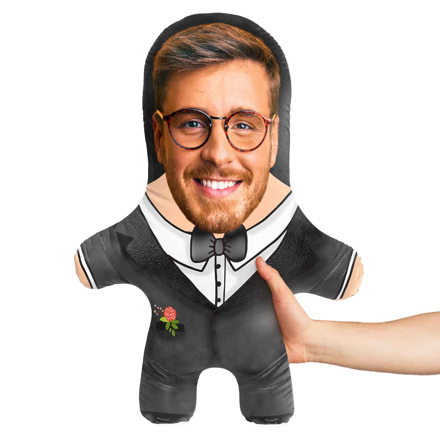 Groom Face Pillow Doll