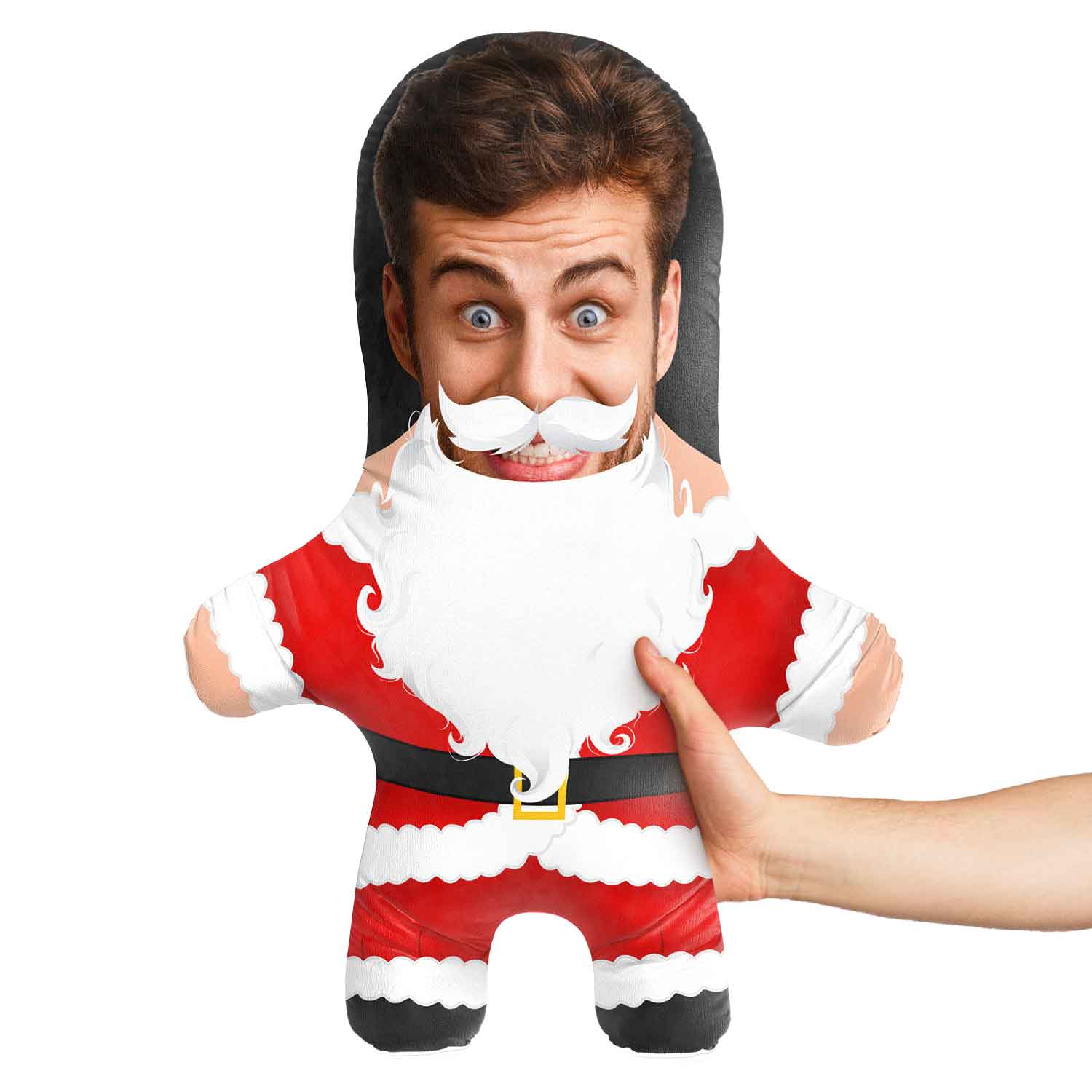 Santa Face Pillow Doll